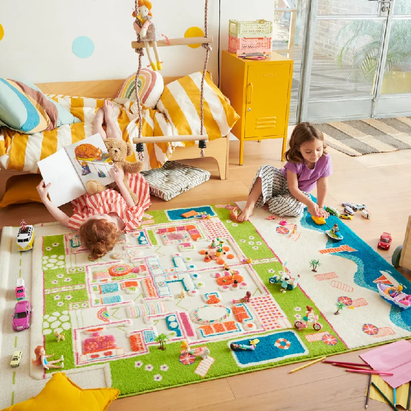 IVI Play Rug Beach Houses Turquoise Large