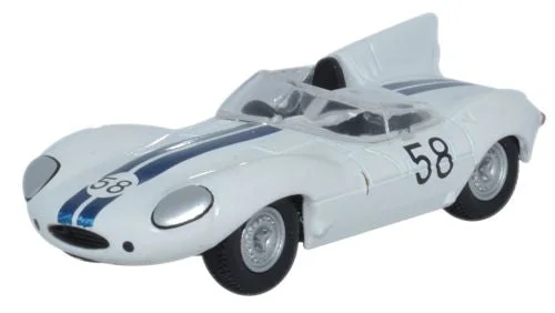 Oxford Diecast Jaguar D Type Winner Lime Rock 1957 - Walt Hansgen - 1: