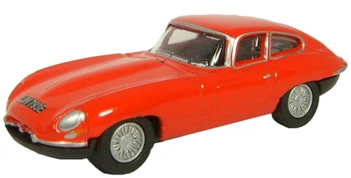 Oxford Diecast Jaguar E Type Carmen Red - 1:76 Scale