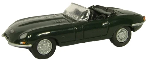 Oxford Diecast Jaguar E Type Racing Green - 1:76 Scale