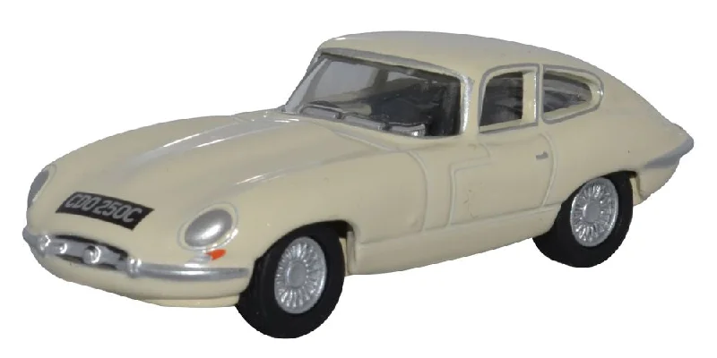 Oxford Diecast Jag E Type Ser 1 Coupe White - 1:76 Scale