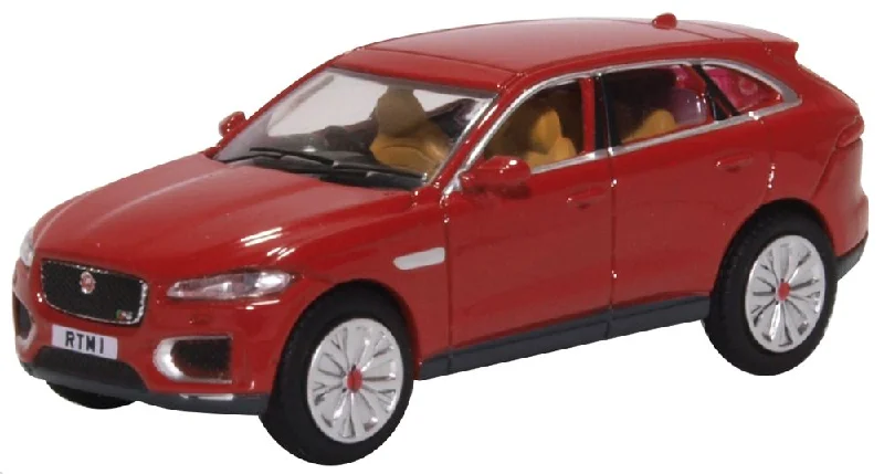 Oxford Diecast Jaguar F Pace Italian Racing Red 1:76