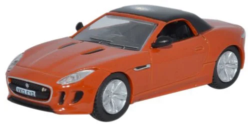 Oxford Diecast Jaguar F Type Firesand - 1:76 Scale