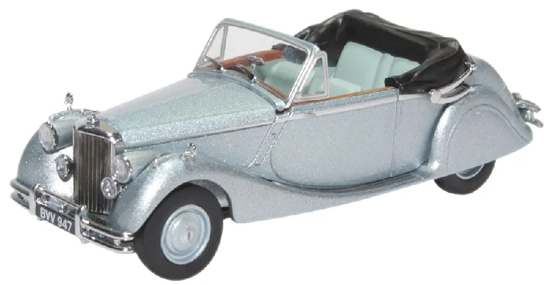 Oxford Diecast Jaguar Mkv DHC Open Opalescent Silver
