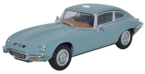 Oxford Diecast Jaguar V12 Light Blue - 1:43 Scale
