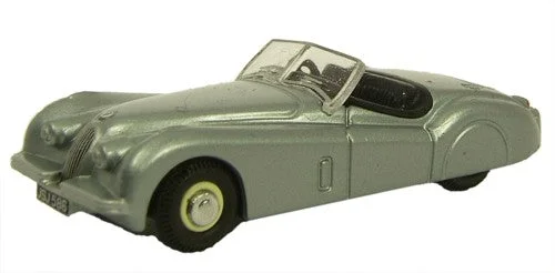 Oxford Diecast Jaguar XK120 Silver - 1:76 Scale
