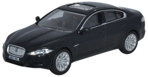 Oxford Diecast Jaguar XF Saloon Ultimate Black - 1:76 Scale