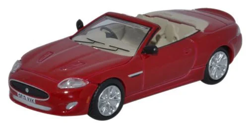 Oxford Diecast Jaguar XK Convertible Italian Racing Red - 1:76 Scale