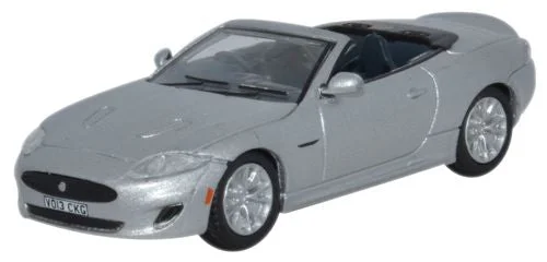 Oxford Diecast Jaguar XK Rhodium Silver - 1:76 Scale