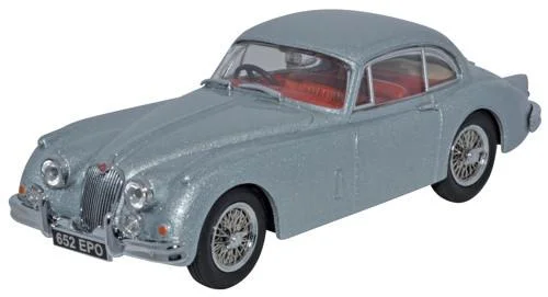 Oxford Diecast Jaguar XK150 Fixed Head Coupe Mist Grey