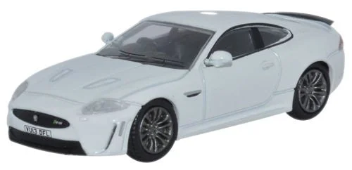 Oxford Diecast Jaguar XKR-S 2 Door Coupe Polaris White - 1:76 Scale