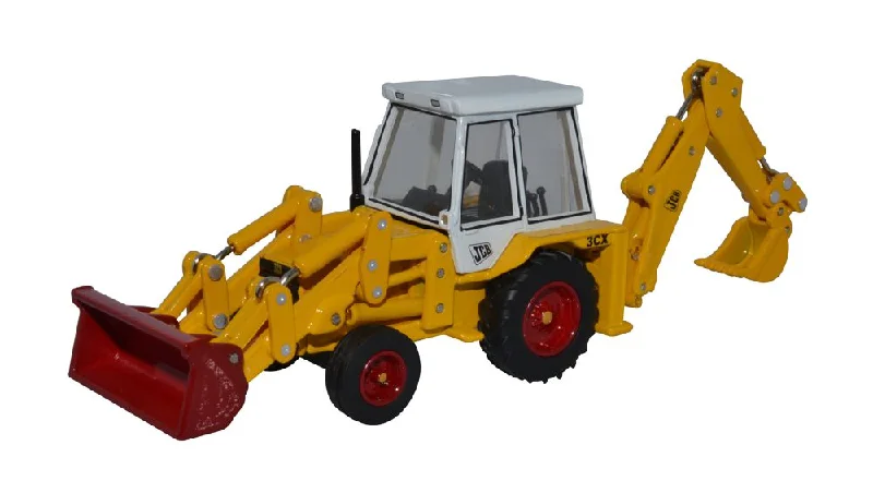 Oxford Diecast JCB Backhoe Loader 1980s