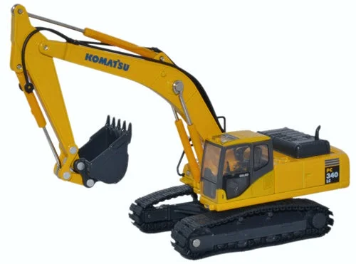 Oxford Diecast Komatsu PC340 Komatsu Stand Boom - 1:76 Scale