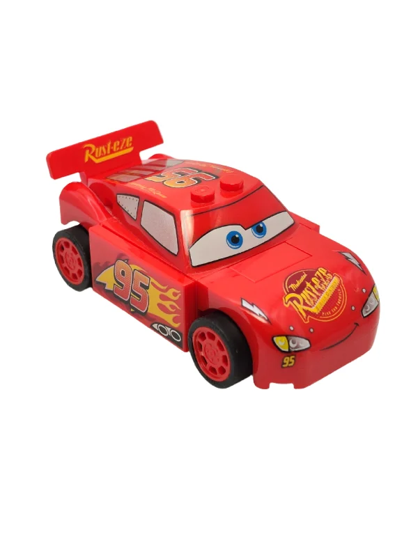 Lightning McQueen - Red, 'Rust-eze' in Fancy Script, crs018