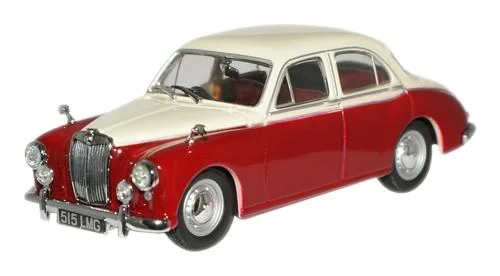 Oxford Diecast Ivory/Autumn Red MGZB Varitone - 1:43 Scale