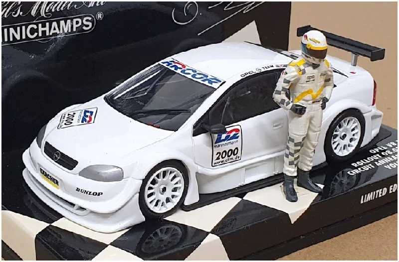 Minichamps 1/43 Scale 430004890 Opel V8 DTM 2000 Anneau Du Rhin Strycek - White