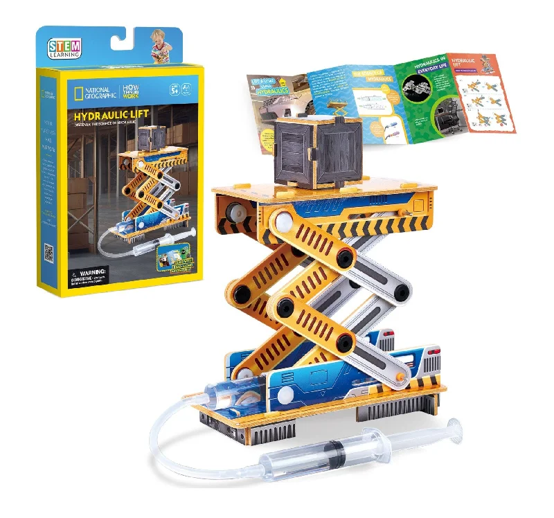 NATIONAL GEOGRAPHIC - HYDRAULIC LIFT - DIY SCIENCE KIT