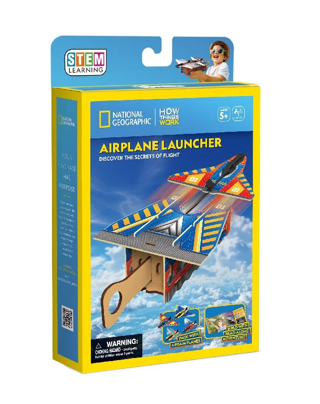 NATIONAL GEOGRAPHIC - AIRPLANE LAUNCHER - DIY SCIENCE KIT