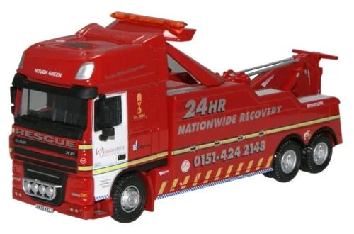 Oxford Diecast Hough Green Recovery DAF - 1:76 Scale