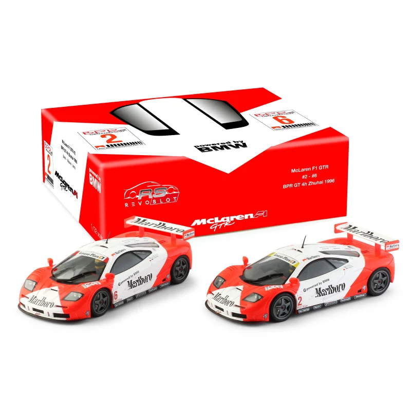 REVO Slot 1/32 McLaren F1 GTR - Marlboro Twin Pack Slot Cars [0230]**