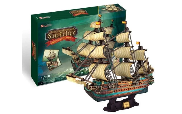 THE SPANISH ARMADA - SAN FELIPE 248PCS 3D PUZZLE