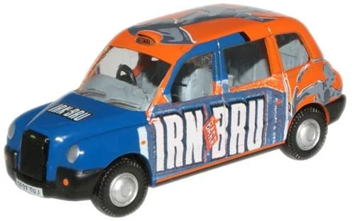 Oxford Diecast Iron Bru Taxi - 1:76 Scale