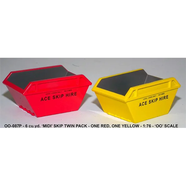 Unit Models OO-87P OO/HO Gauge 8 cu.yd. 'Midi' Skips