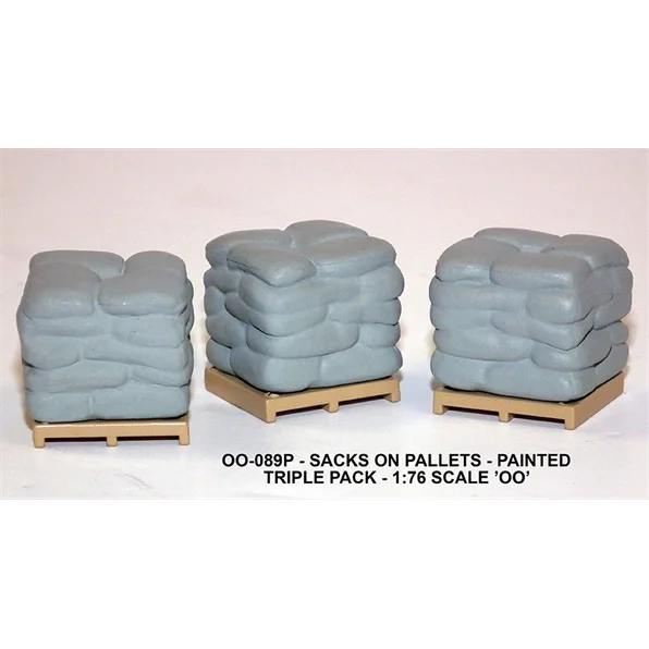 Unit Models OO-89P OO/HO Gauge Sacks on Pallets