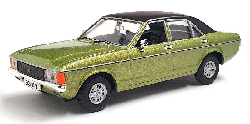Vanguards 1/43 Scale VA05202 - Ford Granada Ghia - Met Oynx Green