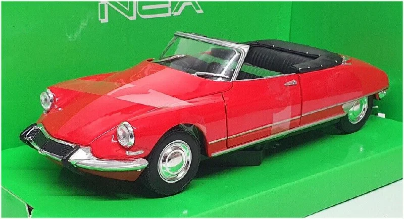 Welly NEX 1/24 Scale Diecast 22506CW - Citroen DS 19 Cabriolet - Red