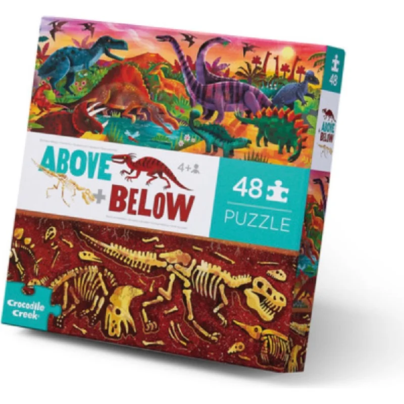 48-pc Above & Below/Dinosaur World