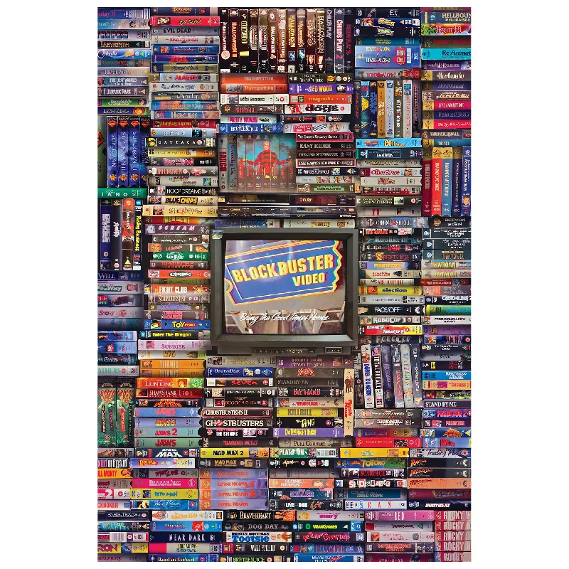 Blockbuster Era 1000-Piece Jigsaw Puzzle