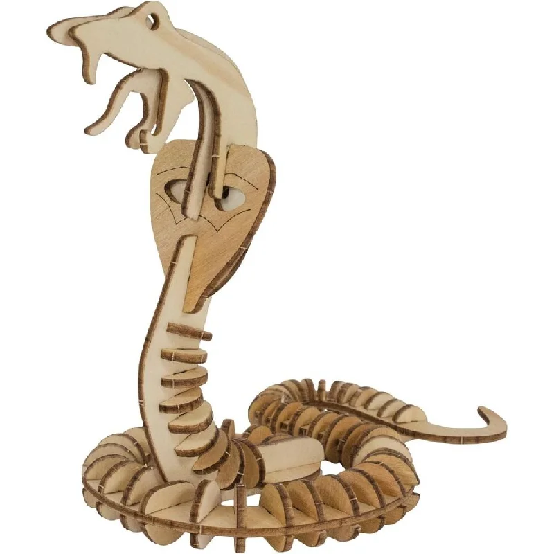 Eco 3D Wooden Puzzle - Snake