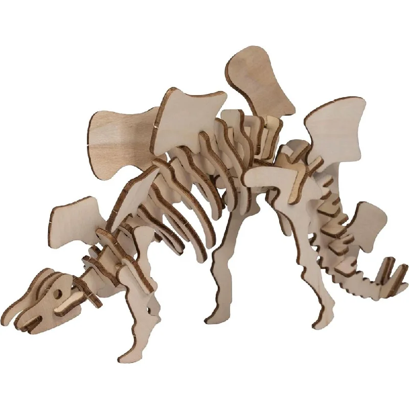 Eco 3D Wooden Puzzle - Stegosaurus