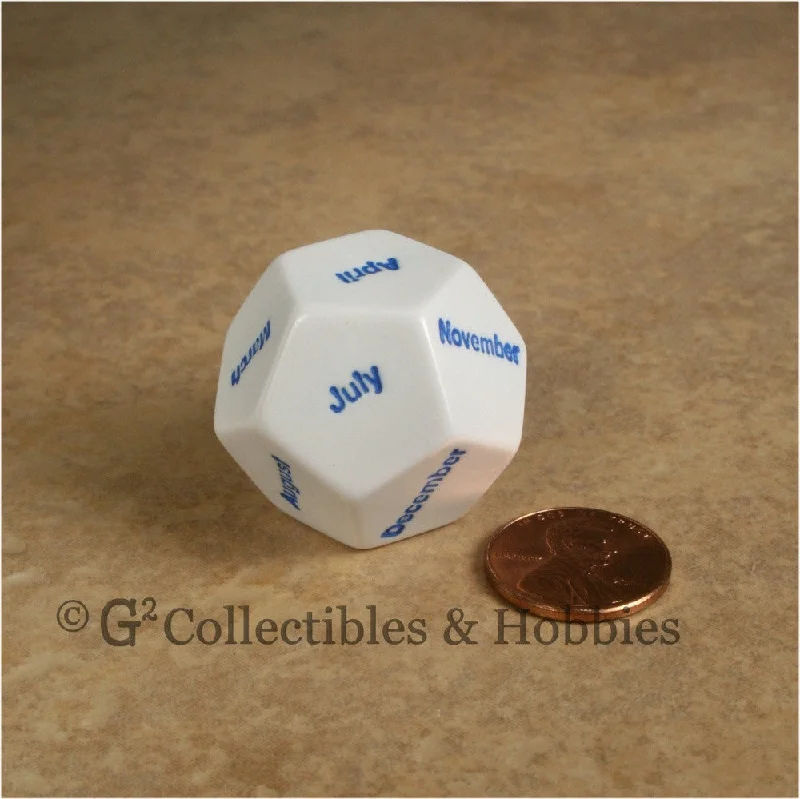 D12 Months of the Year Die