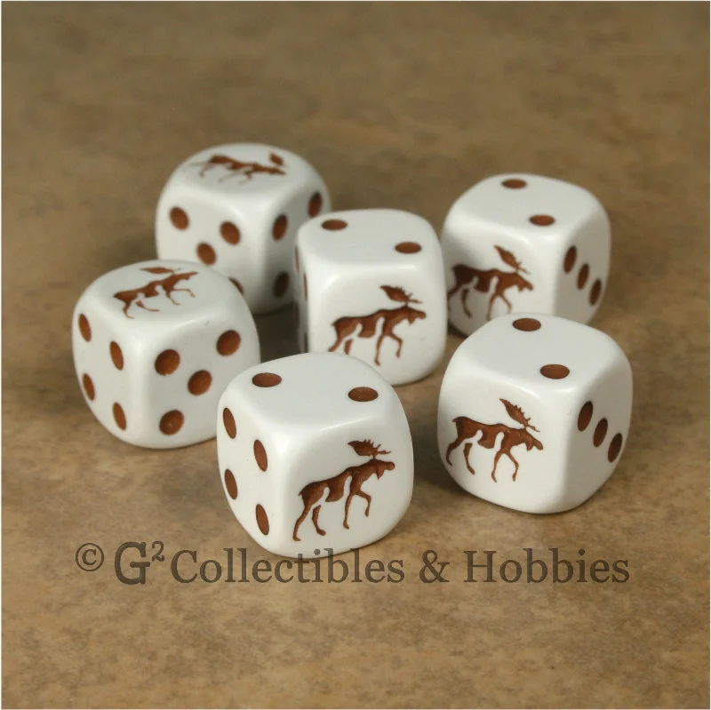 Moose 6pc Dice Set