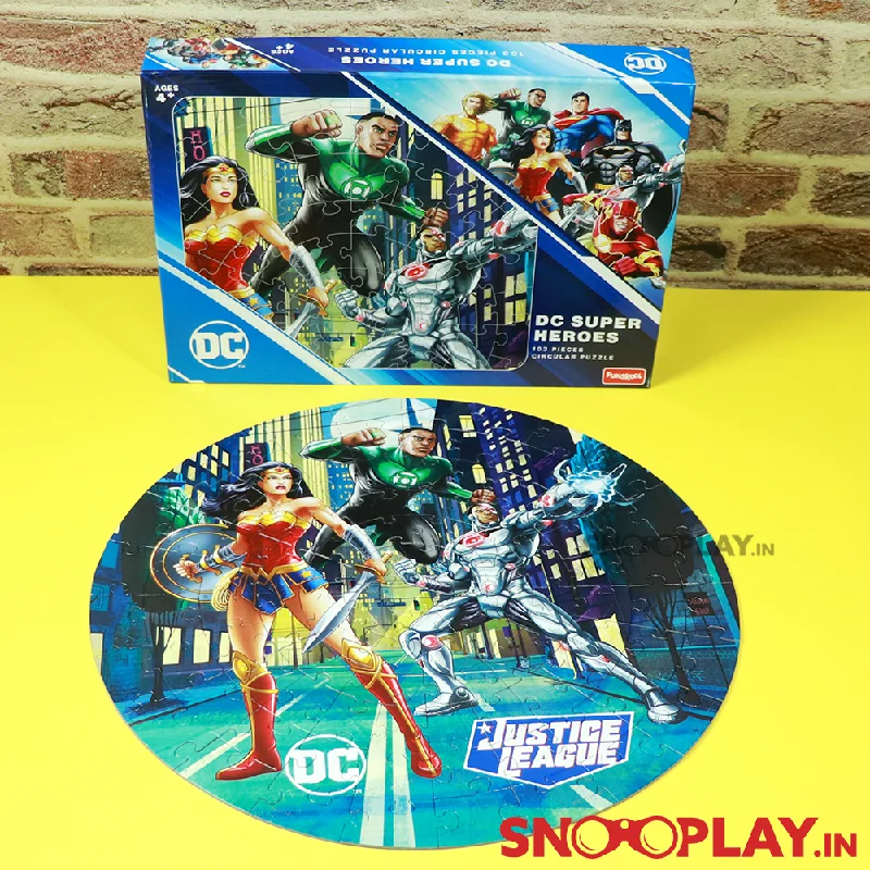 DC Super Heroes Jigsaw Puzzle (103 Pieces) - Green Lantern, Cyborg & Wonder Woman