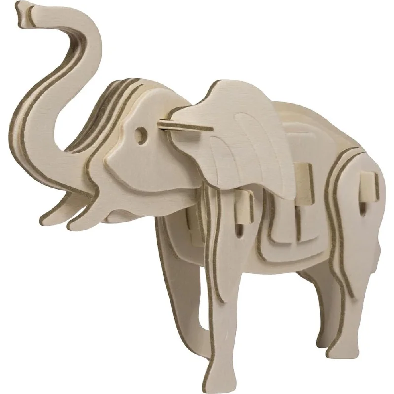 Eco 3D Wooden Puzzle - Elephant