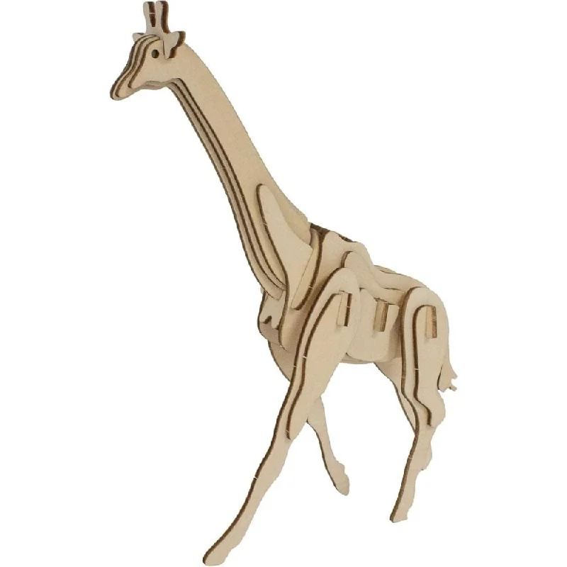 Eco 3D Wooden Puzzle - Giraffe