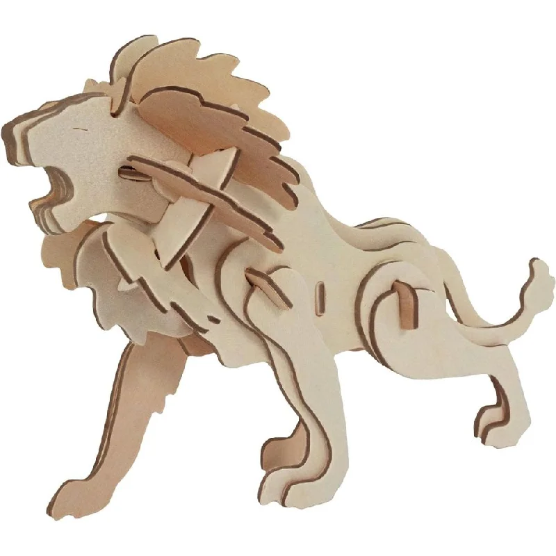 Eco 3D Wooden Puzzle - Lion