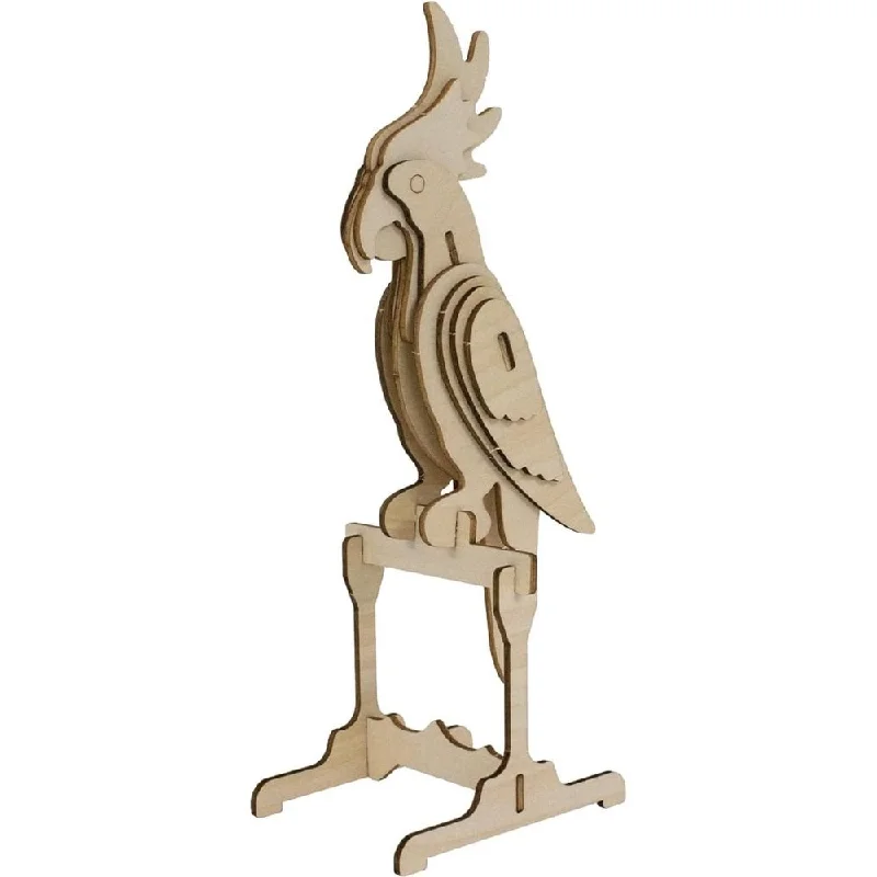 Eco 3D Wooden Puzzle - Parrot