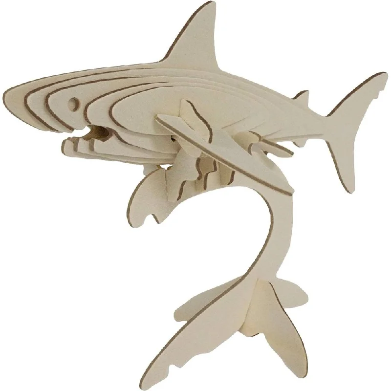 Eco 3D Wooden Puzzle - Shark