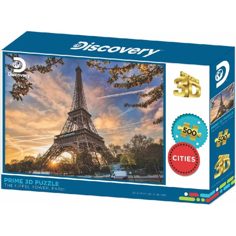 Eiffel Tower, Paris Discovery  3D Puzzle 500pc