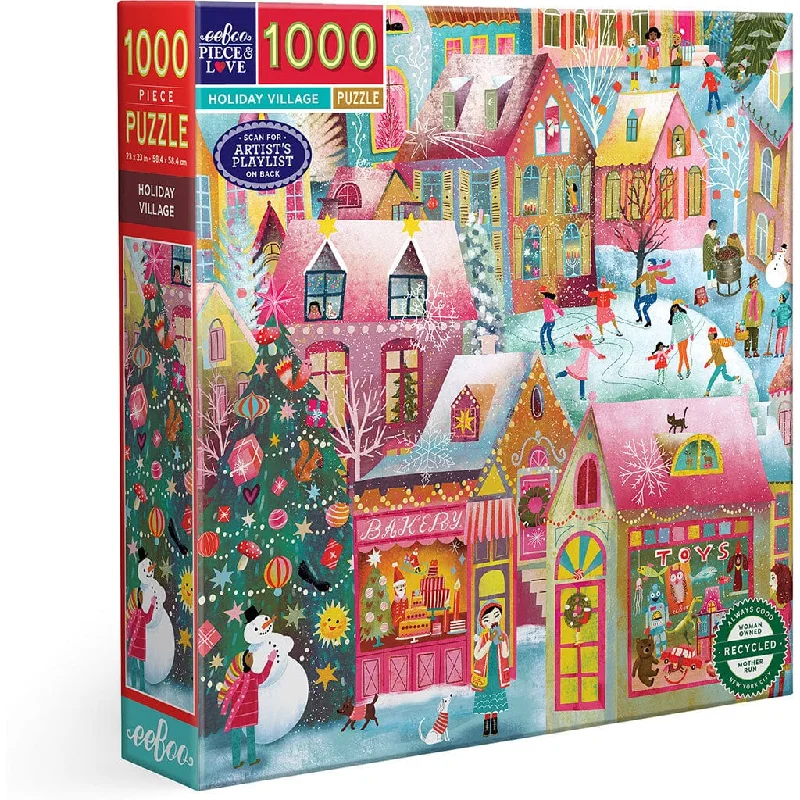 Holiday Village 1000 Piece Puzzle
