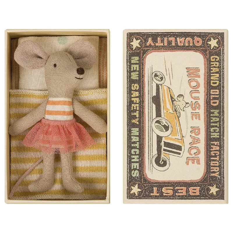Maileg Little Sister Mouse in Box