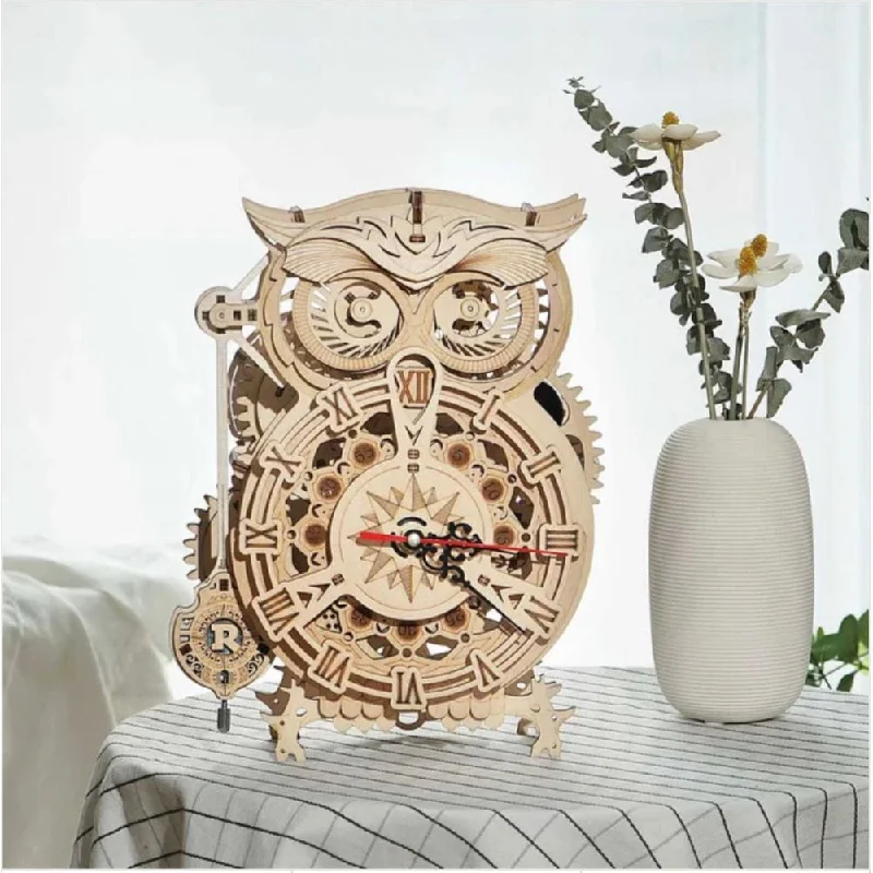 Owl clock Wooden Puzzle