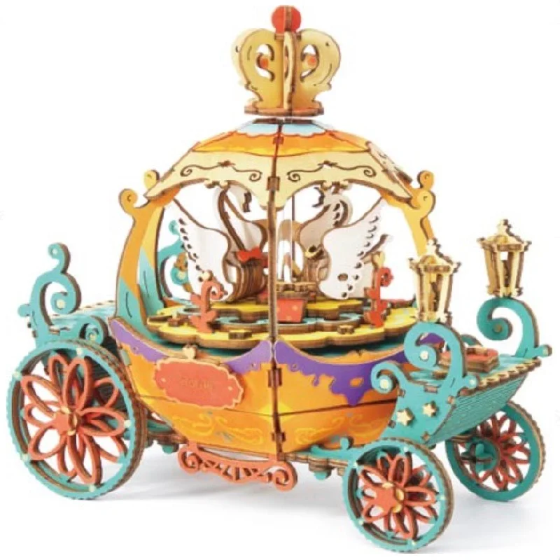 Pumpkin carriage Wooden Puzzle