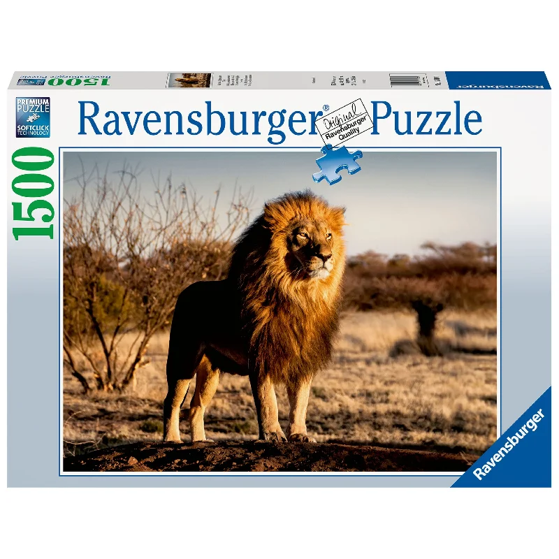 Ravensburger Lion, King Of The Animals 1500 Piece Puzzle