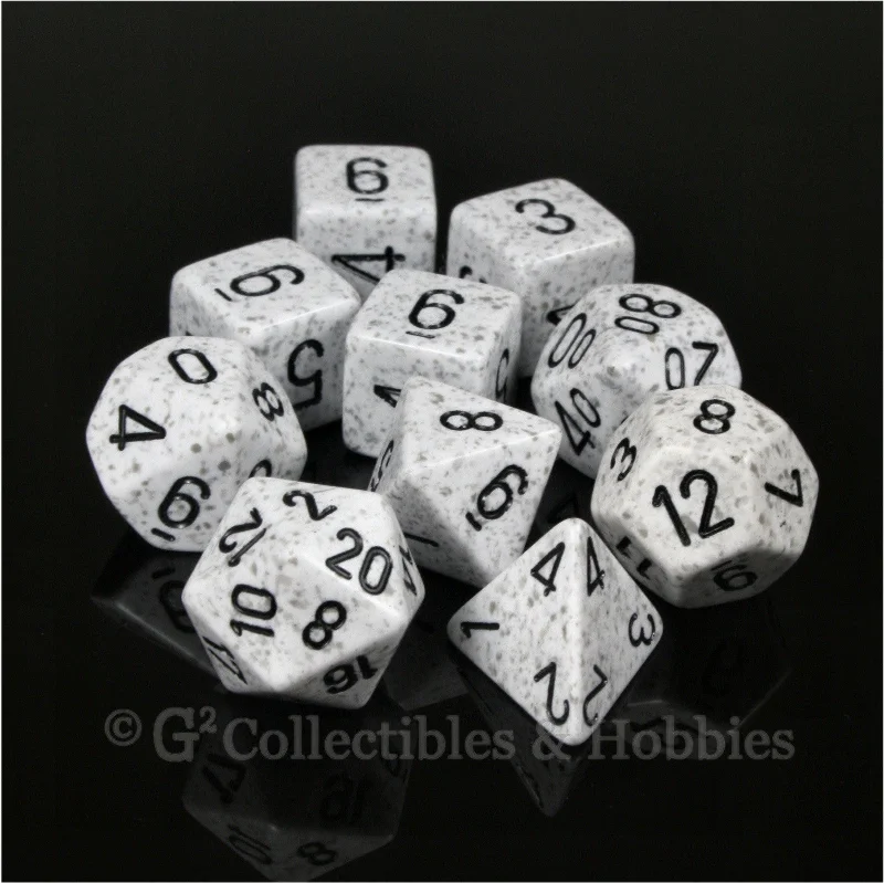 RPG Dice Set Elemental Arctic 10pc