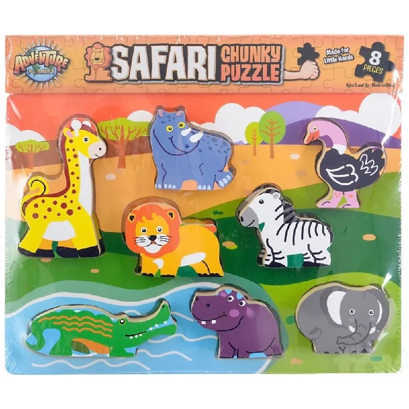 Safari chunky wooden puzzle